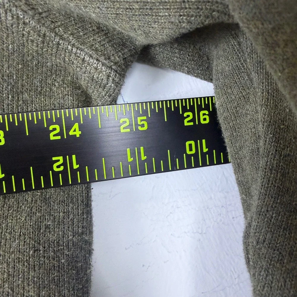 Polo Ralph Lauren Quarter Zip Pullover Men‎ L Gray Cotton Knit Pony Logo